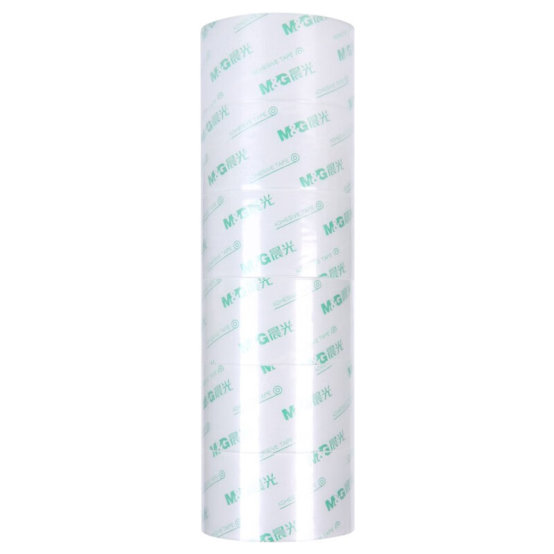 晨光（M&G） AJD95781 普惠普透封箱胶带 48mm*30y 6卷/筒 （单位：筒）  