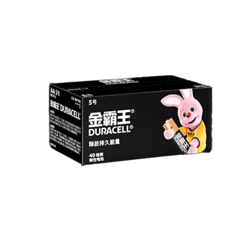 金霸王（DURACELL） 5号 碱性干电池 40粒/盒 （单位：盒）