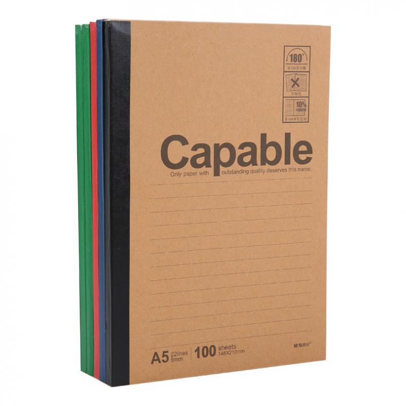 晨光（M&G） APYJX550 无线装订本 A5 100页 5本/包 （单位：包）  颜色随机