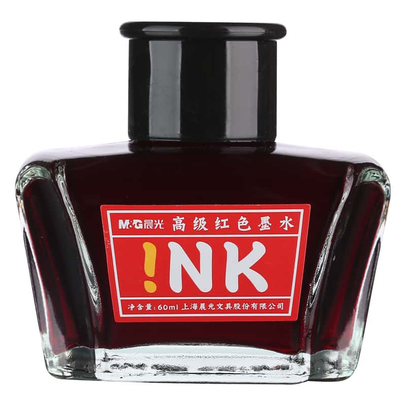 晨光（M&G） AICW9001D 高级墨水 60ml （单位：瓶） 红色
