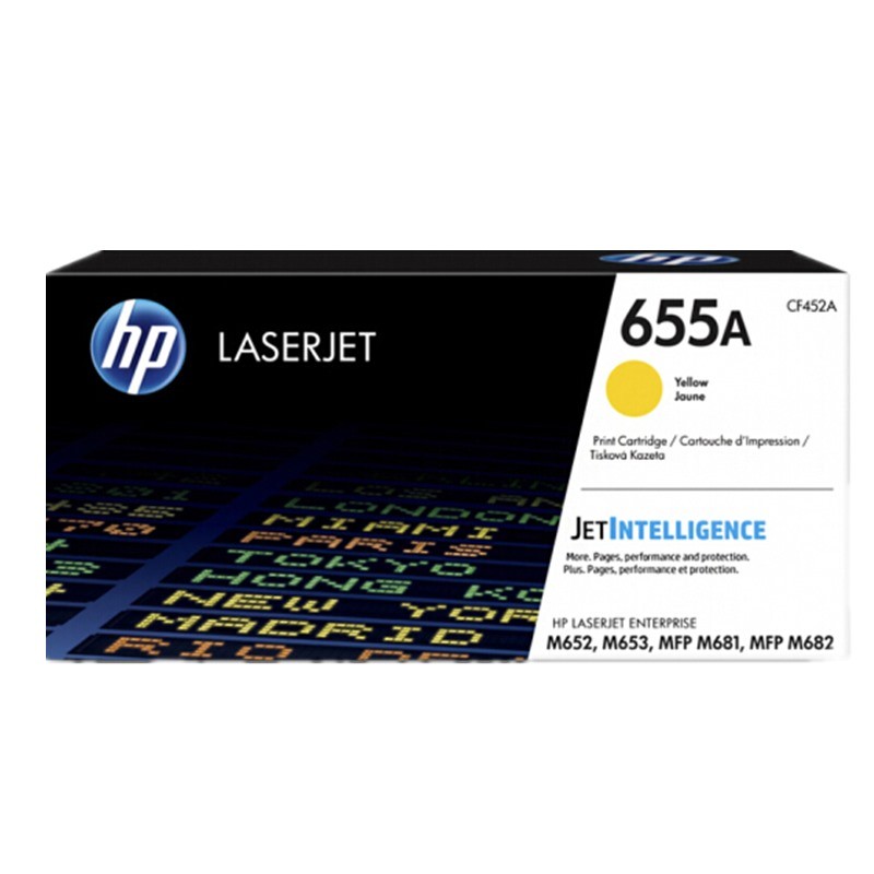 惠普（HP） CF452A 655A系列硒鼓 10500页 （单位：支） 适用M632 M653 M681 M682系列机型 黄色