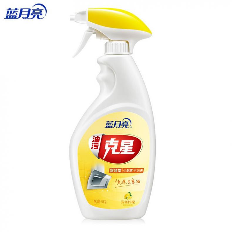 蓝月亮 清新柠檬 泡沫型油污克星 500g（单位：瓶）