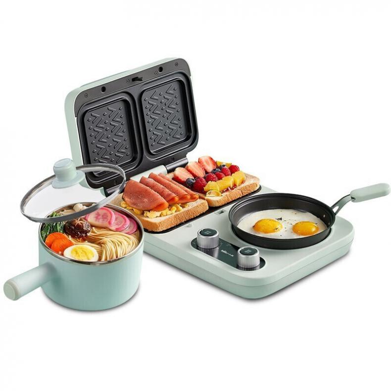 小熊（Bear） DSL-C10M1 多功能早餐机 长379mm*宽261mm*高198mm（单位：台） 浅绿色