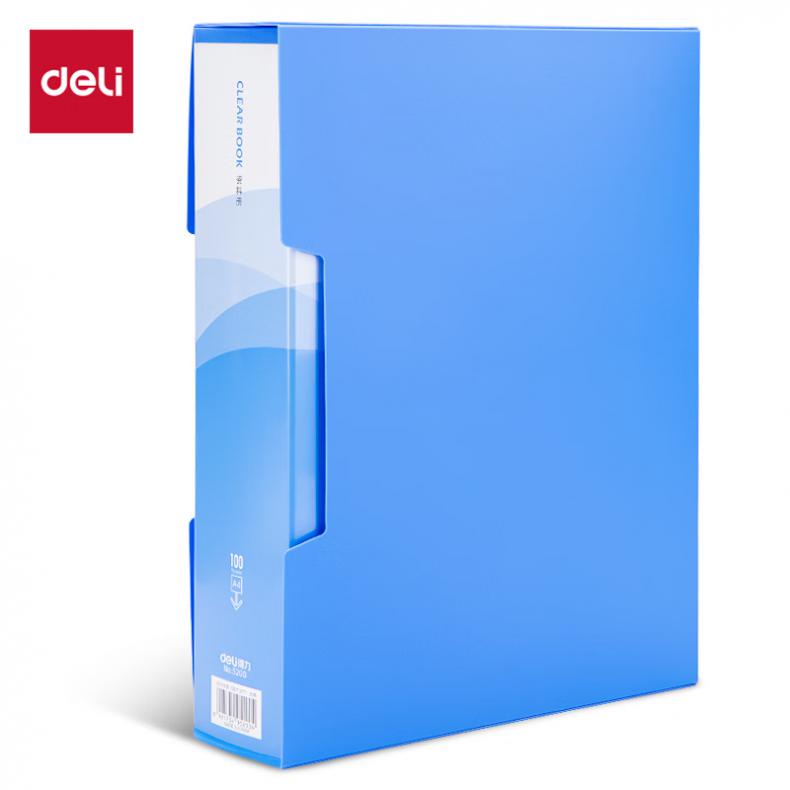 得力（deli） 5200 资料册 A4 100页 （单位：个） A4 100页 蓝色