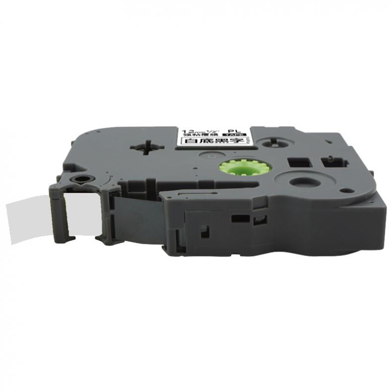 艾洁（AJ） AJ-PL-231 标签机色带 宽12mm*长8m （单位：个） 适用PT-D200/PT-D210/PT-2030/PT-2730/PT-9700 白底黑字