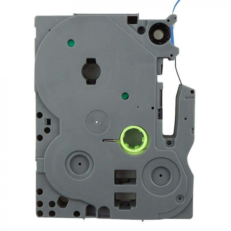 艾洁（AJ） AJ-PL-551 标签机色带 宽24mm*长8m （单位：个） 适用兄弟PT-1010/1100CH/1280/1400/18R TZe-551标签机色带 蓝底黑字