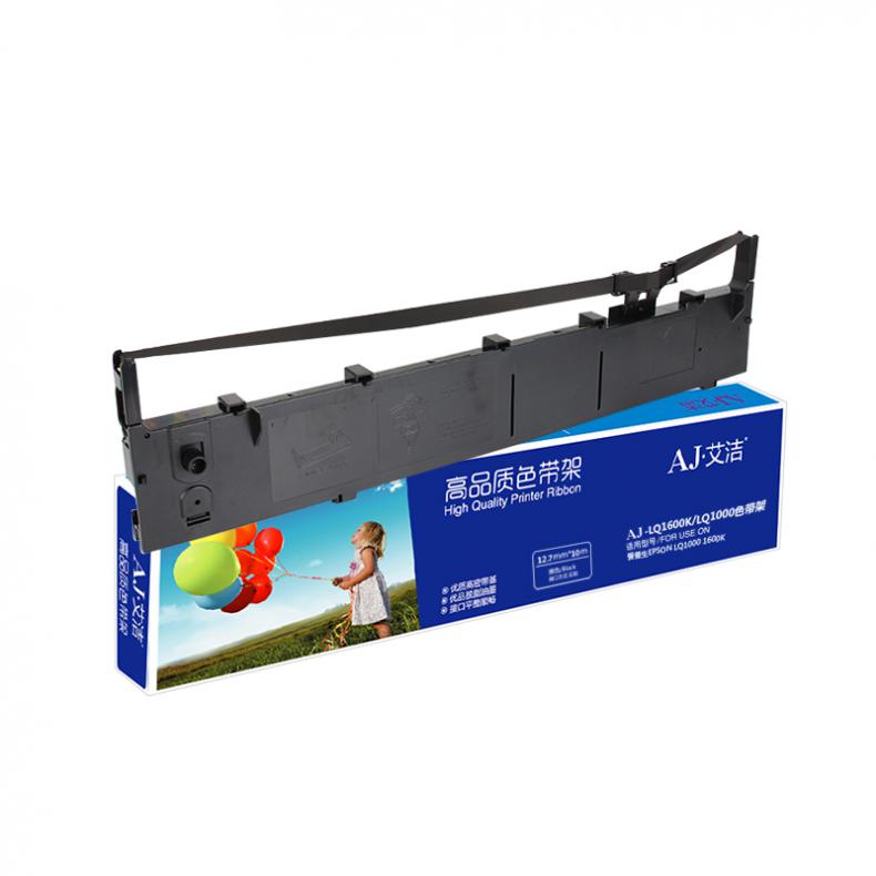 艾洁（AJ） AJ-LQ1600K/LQ1000 色带架 宽12.7mm*长10m（单位：支） 适用EPSON LQ1000 1600K 1050 1070 1010 1170 1800K 黑色