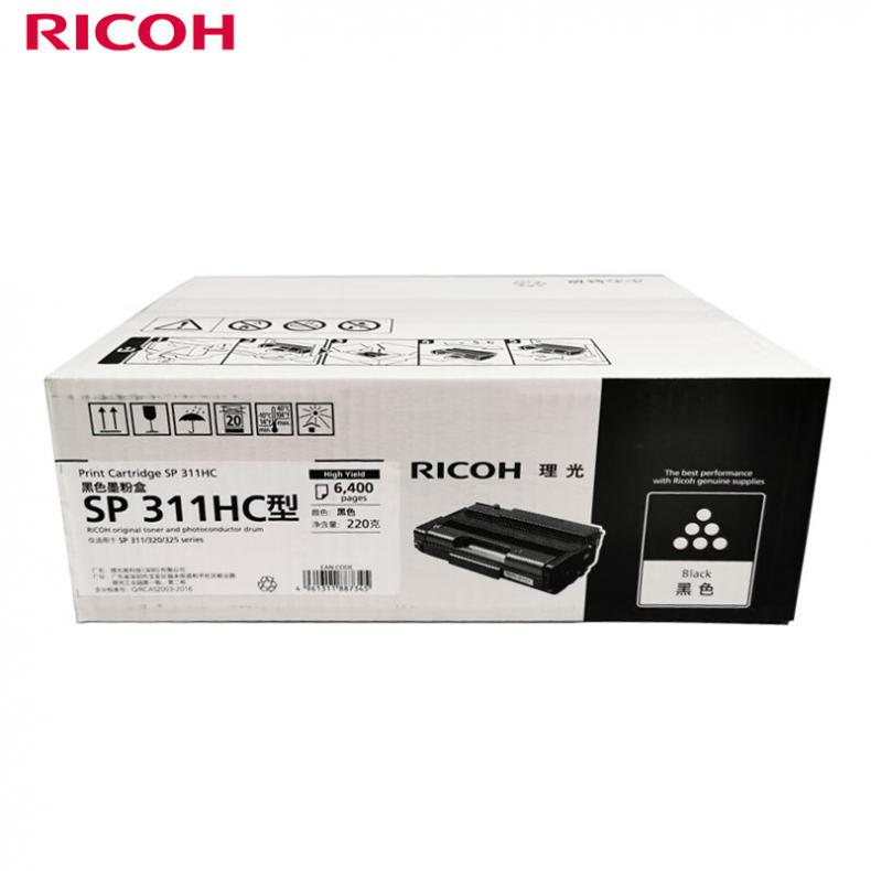 理光（Ricoh） SP 311HC 一体式碳粉盒 6400页 （单位：支） 适用于SP 310DNw/310SFNw/ 320DN/320SN/325DNW/325SNW 黑色
