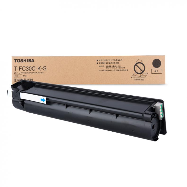 东芝（TOSHIBA） T-FC30CKS 原装低容碳粉 7200页 （单位：个） 适用于e2051c/2551c/2050c/2550c 黑色