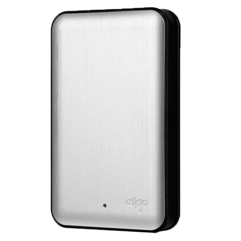 爱国者（aigo） HD808 抗震移动硬盘 4TB （单位：个） 银色
