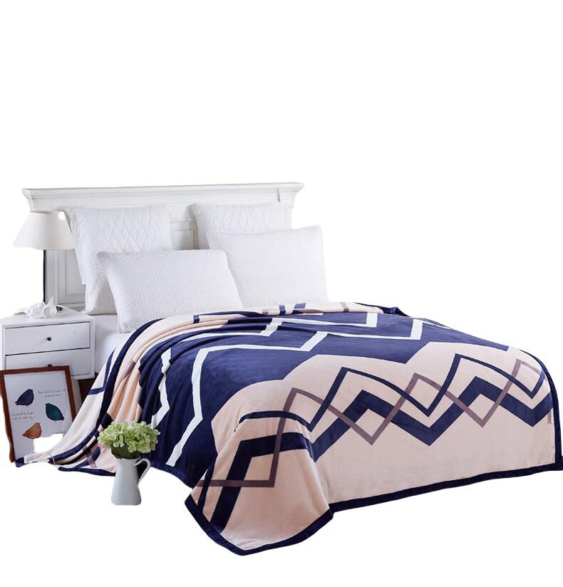 恒源祥（HYX） 左岸光年 珊瑚绒毯 180*200cm （单位：条）  