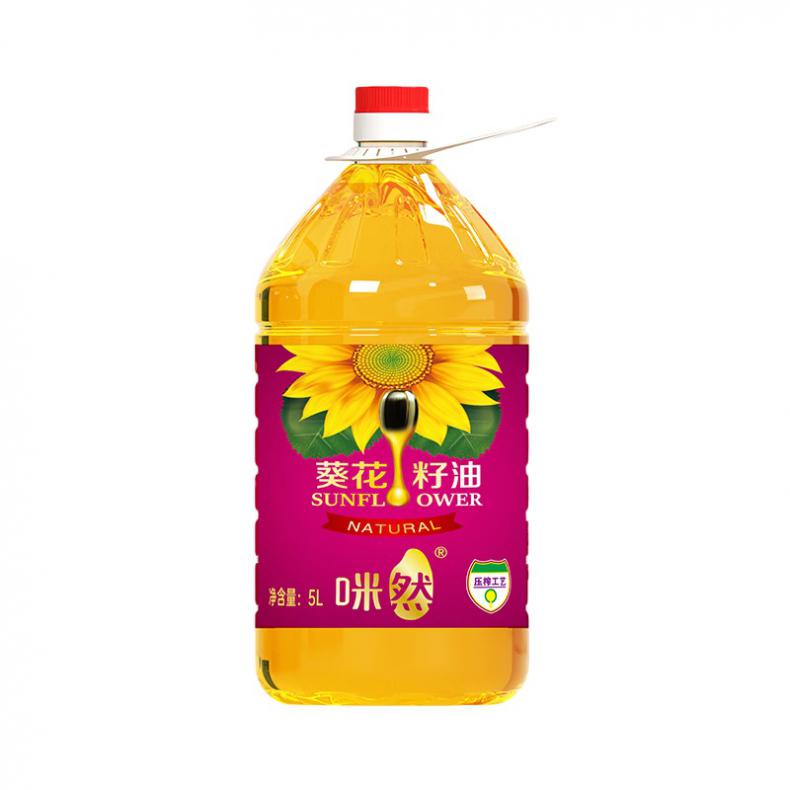 咪然 物理压榨 葵花籽油 5L （单位：桶）  