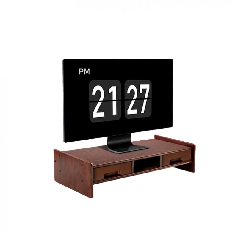 倍方 37697 电脑显示器增高架 50cm*20.3cm*12cm （单位：个）  胡桃木色