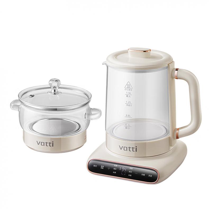 华帝（VATTI） VYS006C 养生壶套装 1.5L+1L （单位：台）  米色