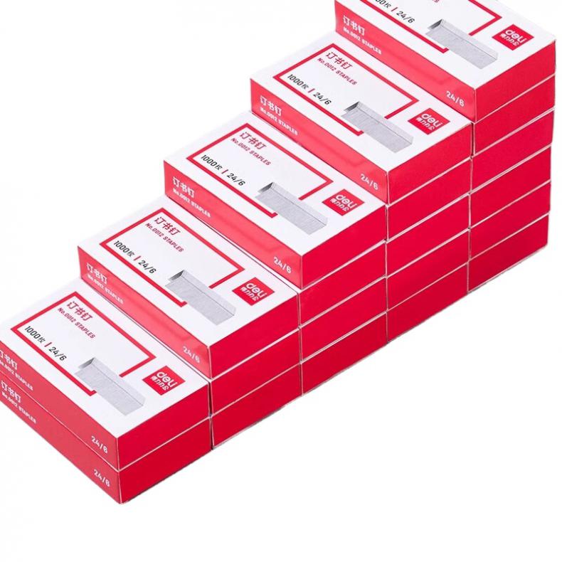 得力（deili） 0012 订书针 1000枚/盒 50盒/组 （单位：组）  