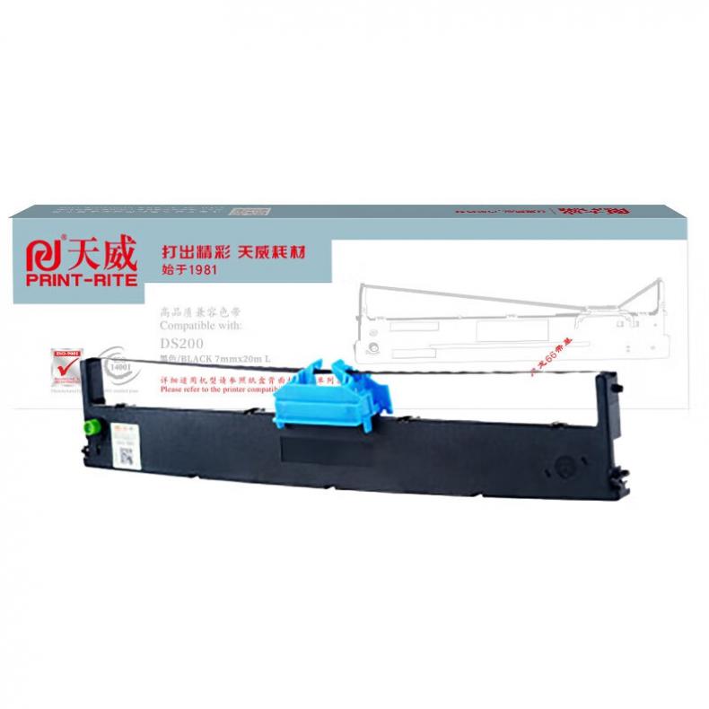 天威 DS200 色带架 7mm*20m 左扭架 （单位：支） 适用于得实 DASCOM DS200 DS7830 DS7860 黑色