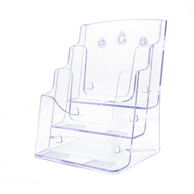 瑞琞（Riesn） 亚克力 A4双层资料架 23*12*26.8cm （单位：个）  透明