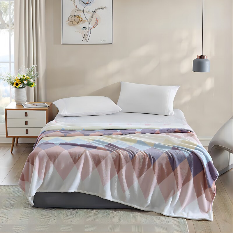 博洋宝贝 BYTZ39-150 七彩时光法兰绒毯 1150*200cm （单位：床）  