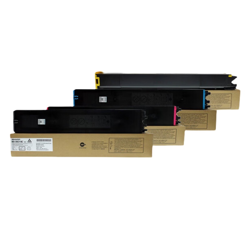 夏普(SHARP) MX-30CT 墨粉盒套装 黑色5000页 彩色3000页 （单位：套） 适用MX-C2622R/C2621R/C3121R/C2651R/C3051R 四色