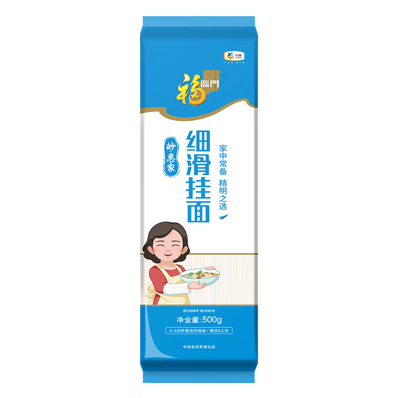 福临门 妙惠家 细滑挂面 500g （单位：袋）  