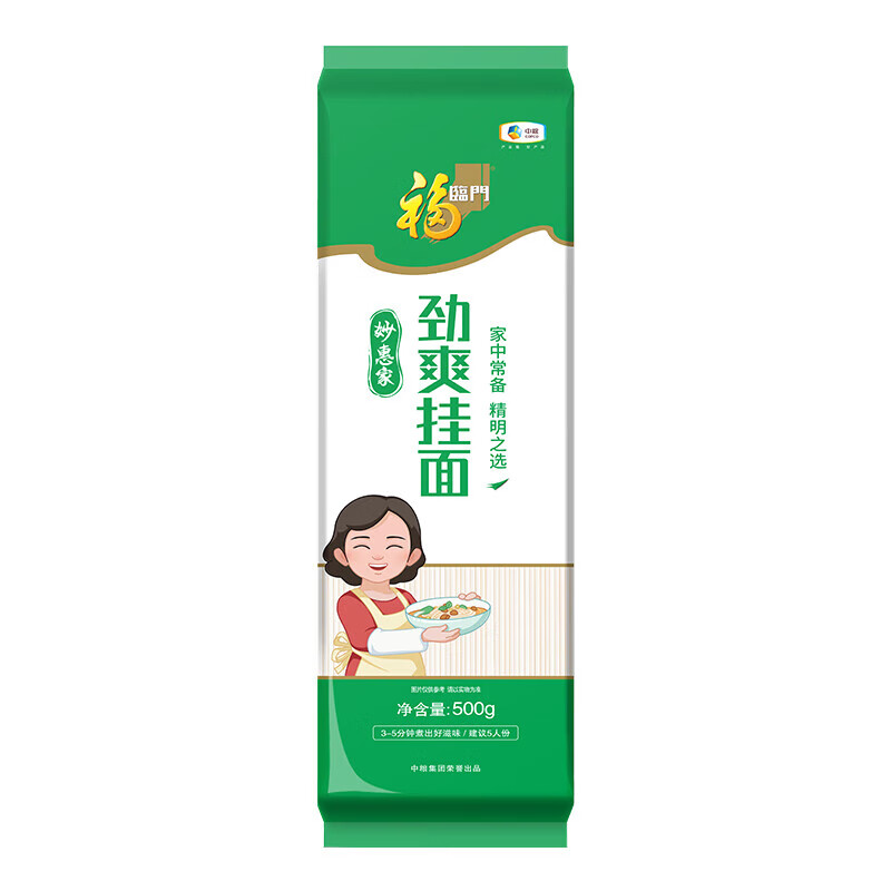 福临门 妙惠家 劲爽挂面 500g （单位：袋）  