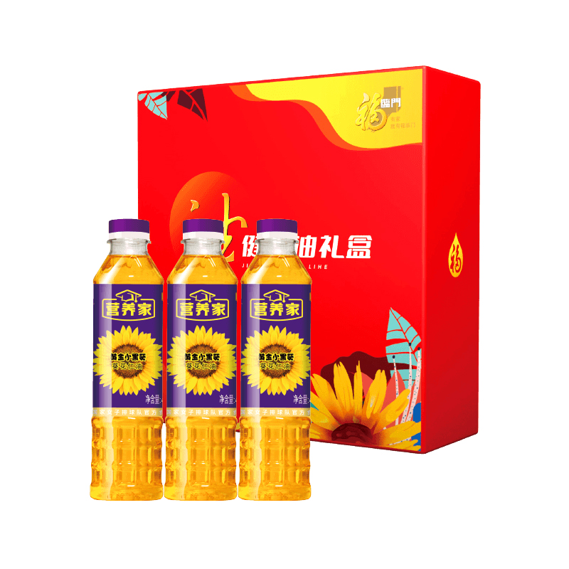 福临门 营养家 食用油礼盒 400ml/瓶 3瓶/盒 （单位：盒）  
