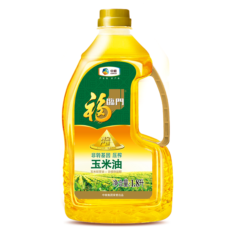 福临门 黄金产地 玉米油 1.8L （单位：瓶）  