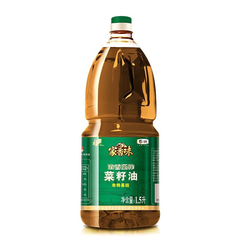 福临门 家香味 低芥酸浓香压榨菜籽油 1.5L （单位：桶）  