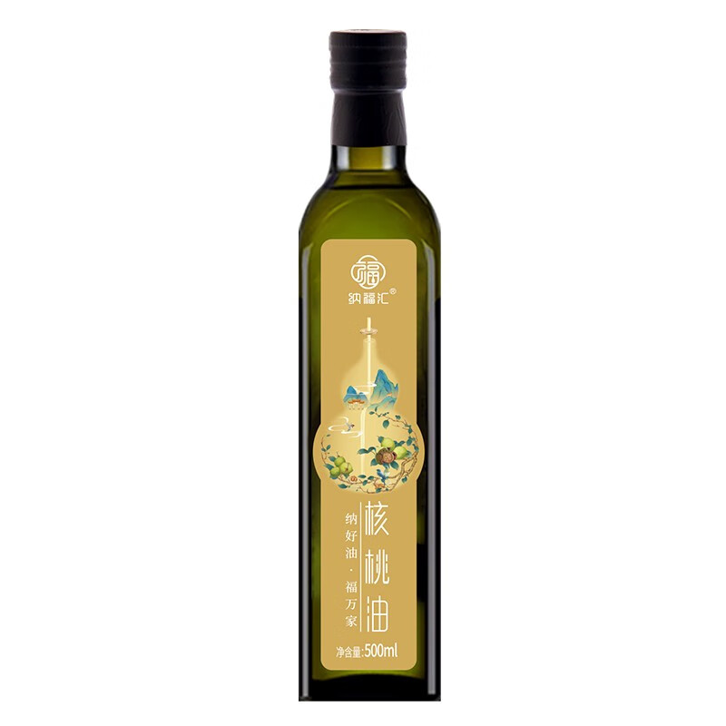 纳福汇 压榨一级 核桃油 500ml （单位：瓶）  