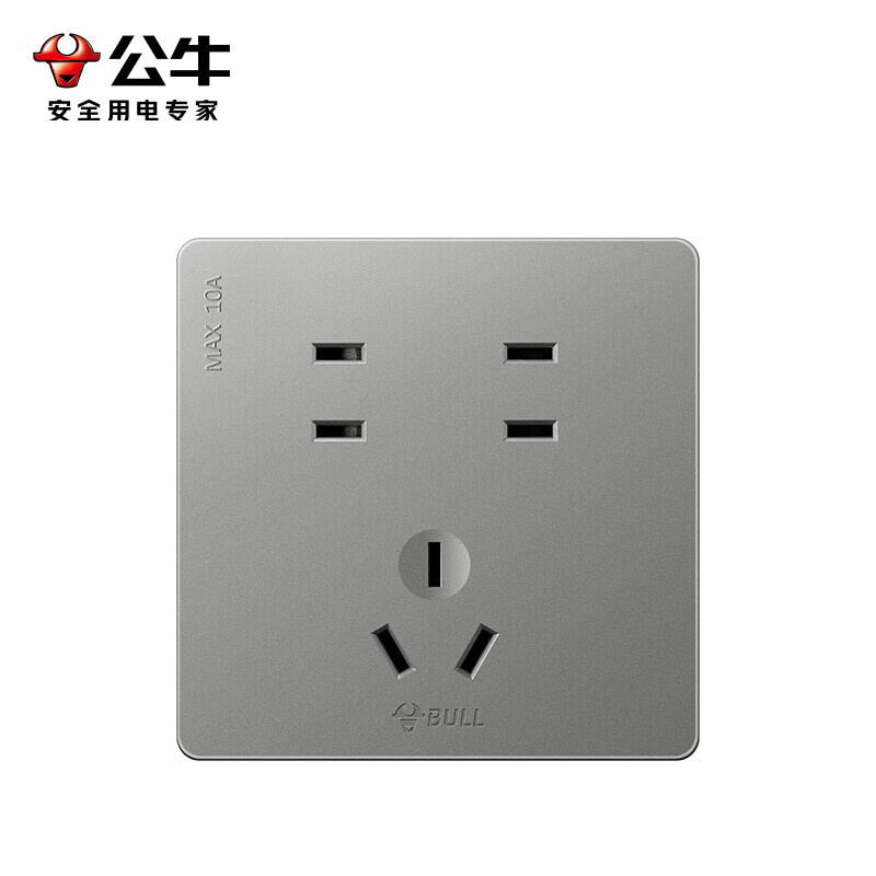 公牛（BULL） G12Z323S 七孔插座 明装 （单位：个）  