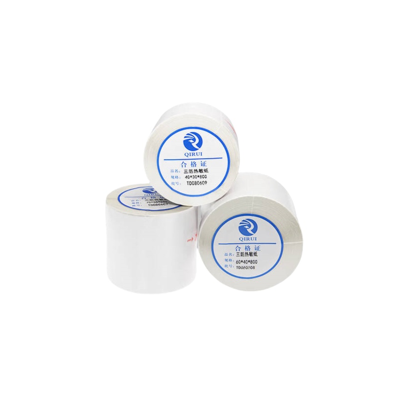 启锐（QIRUI） 10*10cm 三防热敏纸 60张/卷 （单位：卷） 危废标签打印纸A4L专用 