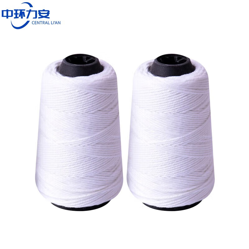 中环力安 ZHLA-4002 装订线 细宝塔无蜡 2卷 （单位：组）  白色