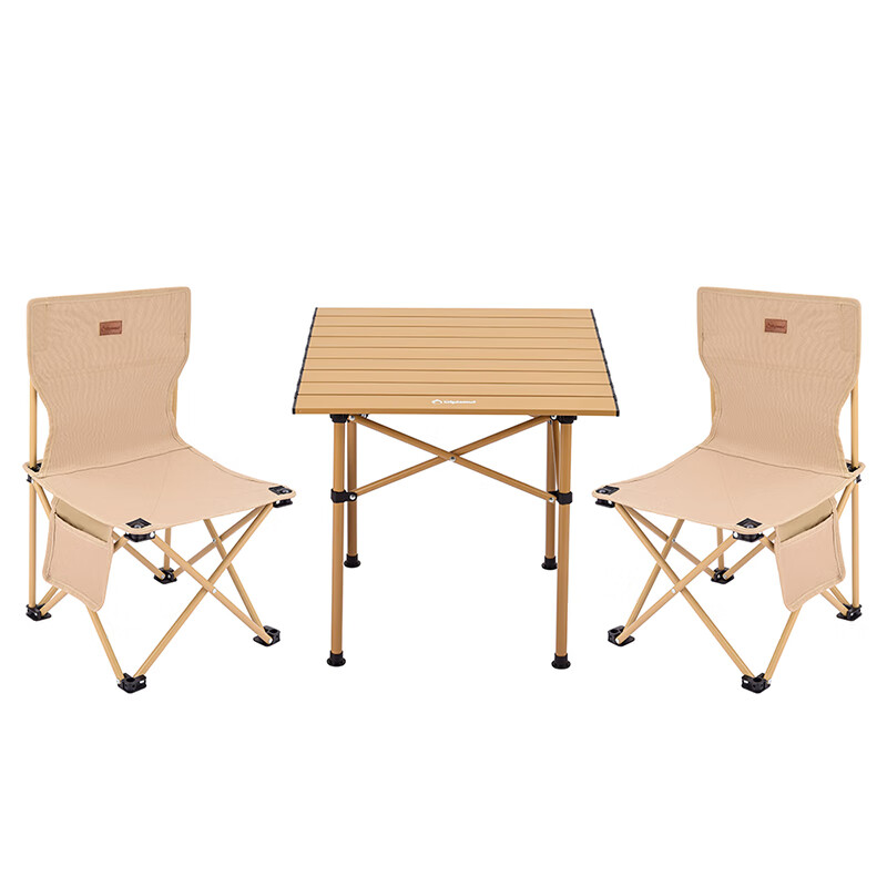 外交官(Diplomat) DFJ-210*2+DFJ-211*1 折叠桌椅三件套 52*52*50cm+36*36*60cm （单位：套）  