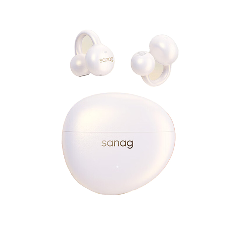  S-S7SAI 耳夹蓝牙耳机 蓝牙5.4 （单位：副）  星辉白