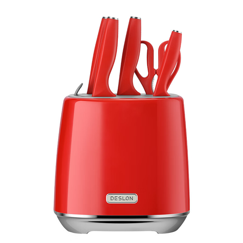 德世朗（DESLON） DES-TZ022RD-6A 奥格刀具套装 六件套 （单位：套）  红色
