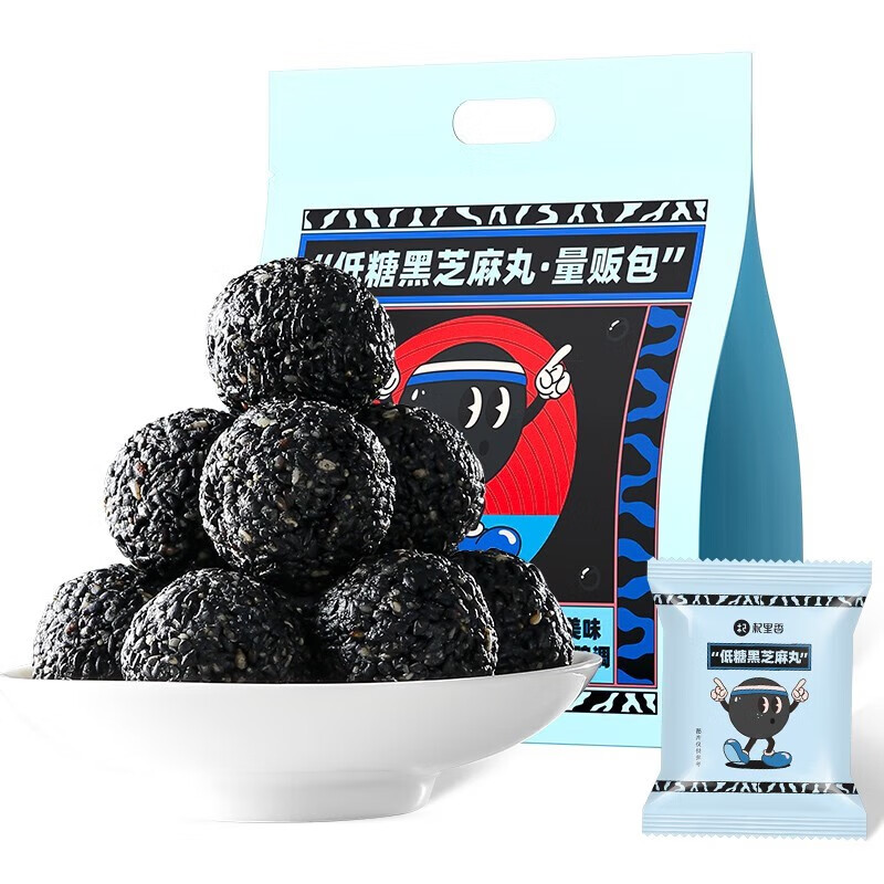 杞里香（Qi Li Xiang） 低糖 黑芝麻丸 450g （单位：袋）  