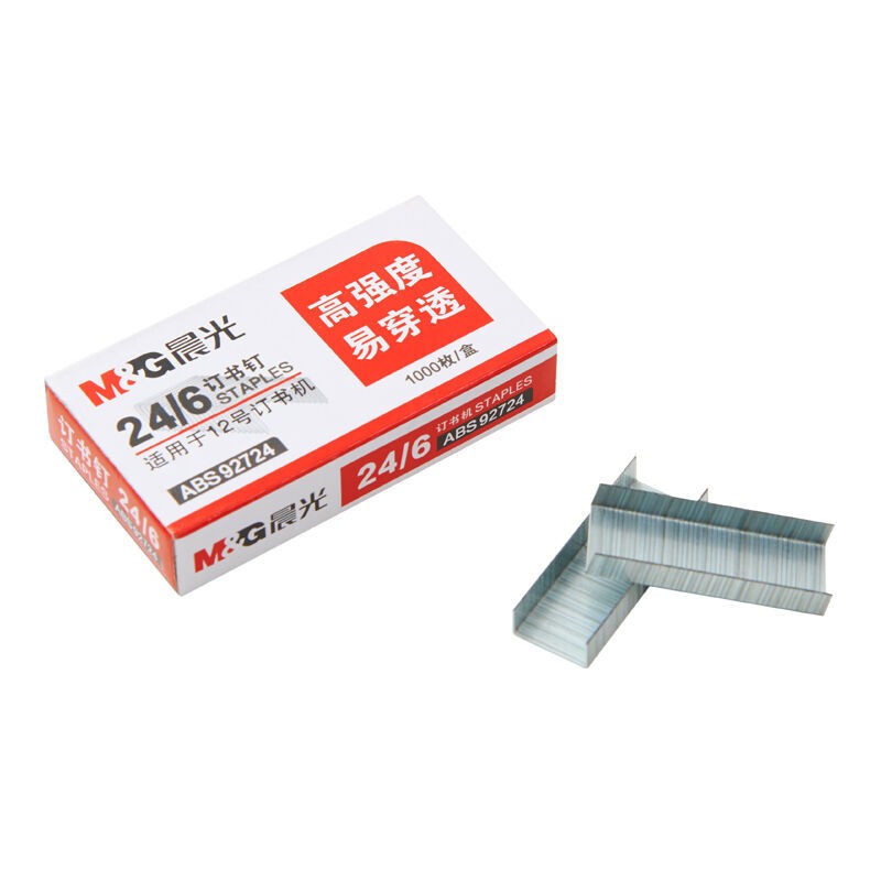晨光（M&G） ABS92724 订书钉 1000枚/盒 （单位：盒）  