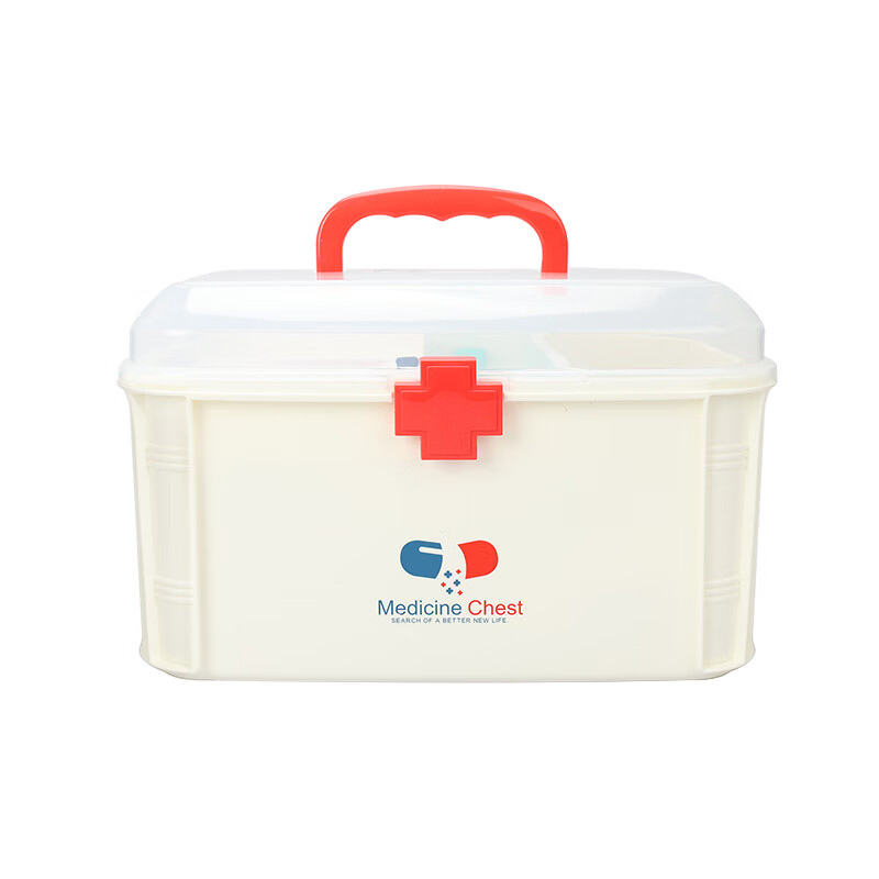 爱备护（AIBEIHU） ABH-J002B 家庭消防应急箱 32.7*25.2*20.2cm （单位：套）  白色+透明