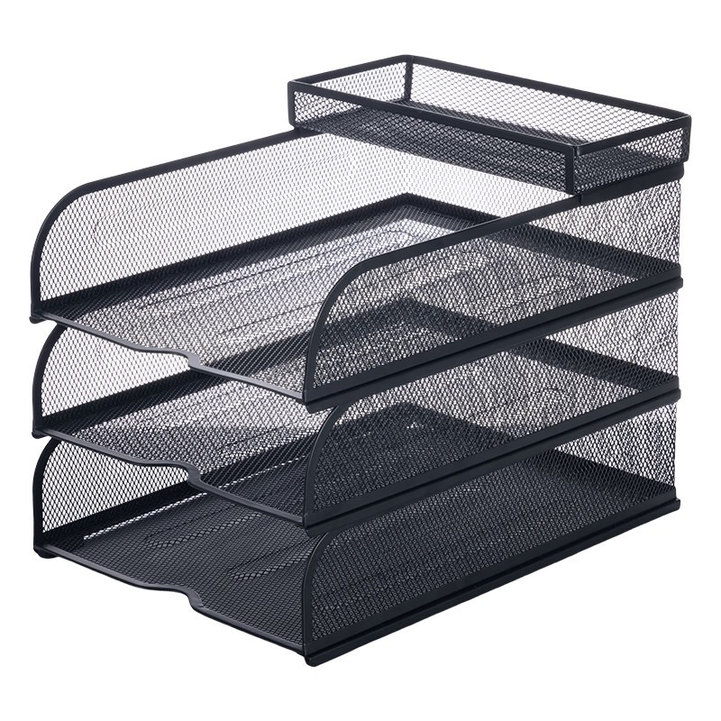 晨光（M&G） ADM945X9 金属文件盘 四层 （单位：个）  黑色