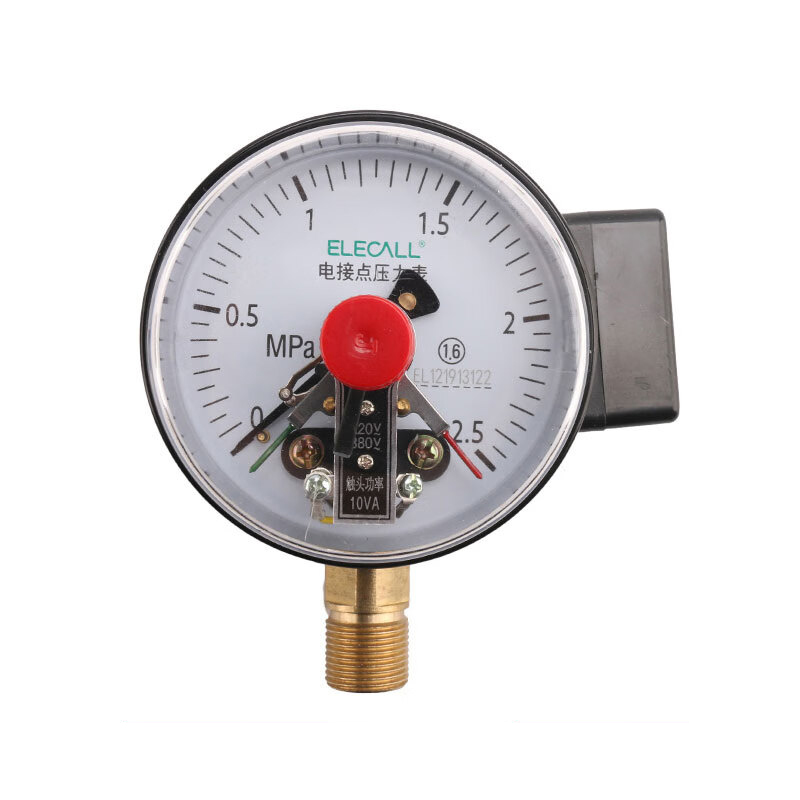伊莱科（ELECALL） YX-100 电接点压力表 0-2.5MPA （单位：个）  