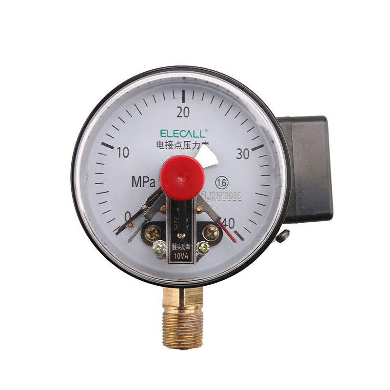 伊莱科（ELECALL） YX-100 电接点压力表 0-40Mpa （单位：个）  