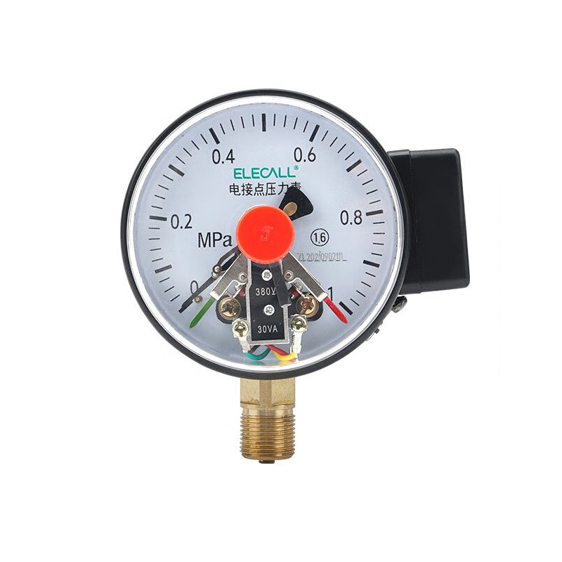 伊莱科（ELECALL） YXC-100 电接点压力表 0-1Mpa （单位：个）  