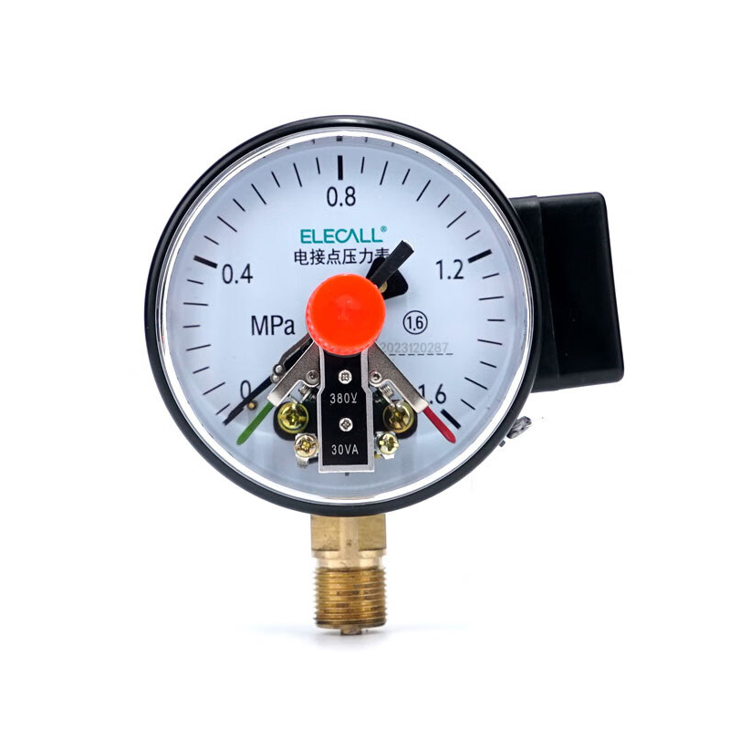 伊莱科（ELECALL） YXC-100 电接点压力表 0-1.6Mpa （单位：个）  