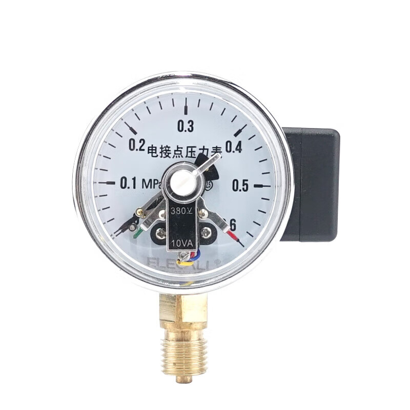 伊莱科（ELECALL） YX-60 电接点压力表 0-0.6mpa （单位：个）  