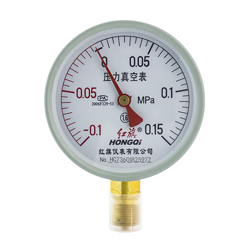 红旗 Y-100 压力表 -0.1~0.15MPa （单位：个）  