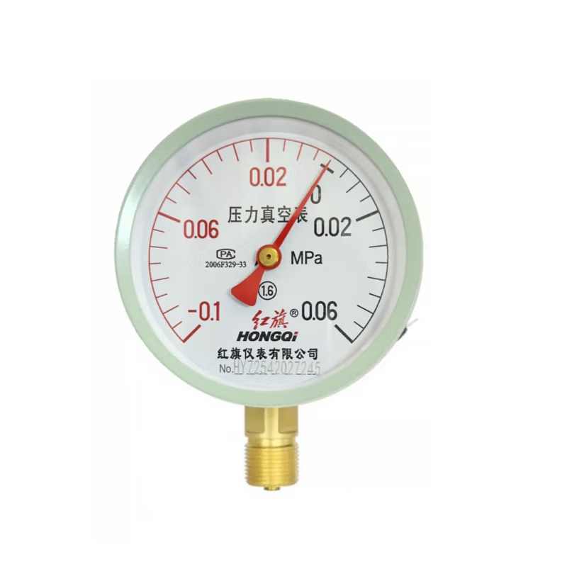 红旗 Y-100 压力表 -0.1~0.06MPa （单位：个）  