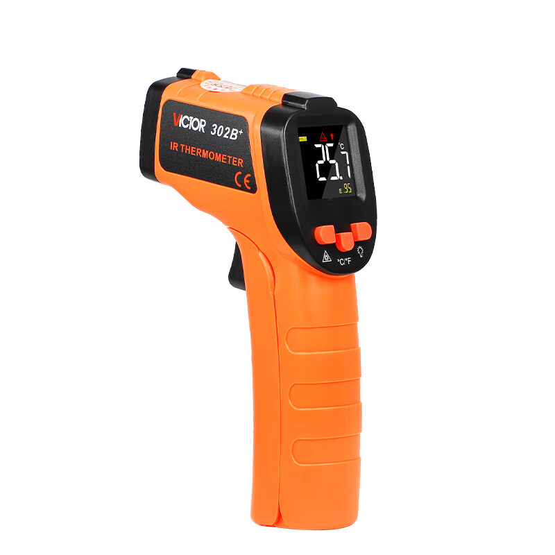 胜利仪器（VICTOR） VC302B+ 红外线测温仪 -32至380度 （单位：台）  