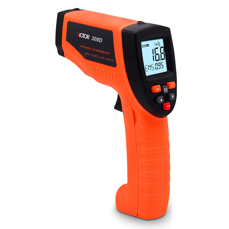 胜利仪器（VICTOR） VC308D加充电套装 红外线测温仪 -50至1150度 （单位：套）  