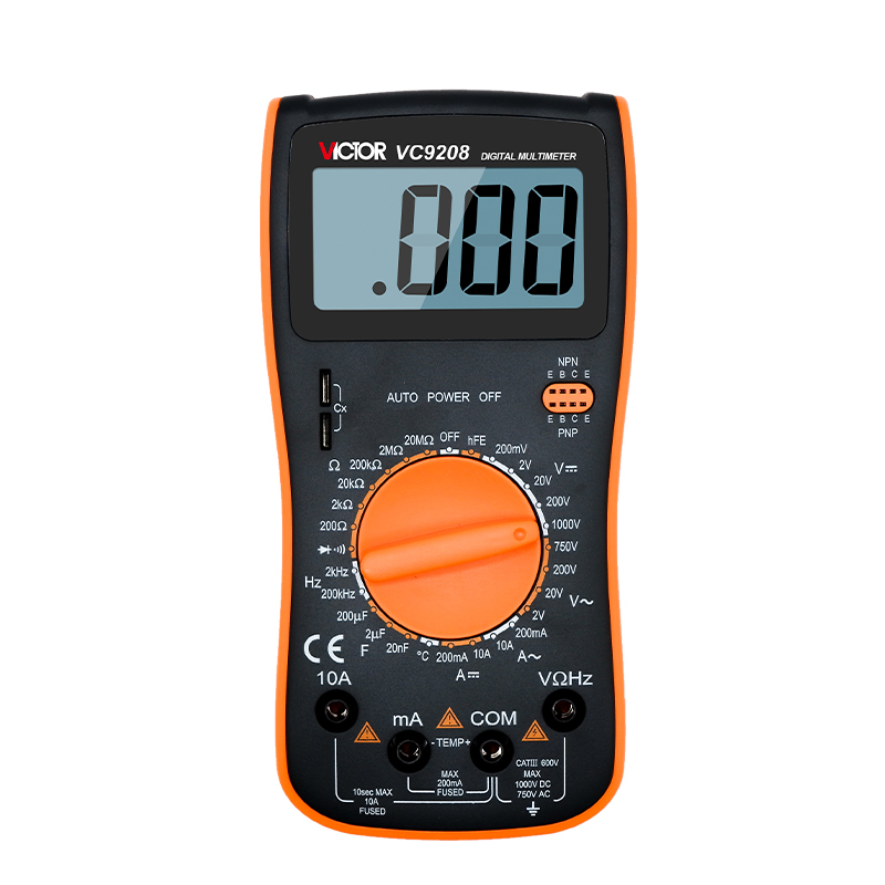 胜利仪器（VICTOR） VC9208配充电套装 数字万用表 套装 （单位：套）  