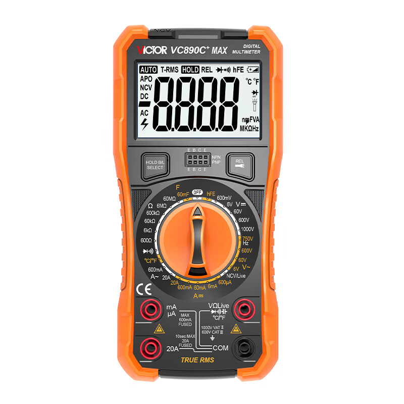 胜利仪器（VICTOR） VC890C+MAX 万用表 5999位显示 （单位：个）  